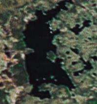 Isla en el lago en la isla en el lago en la isla