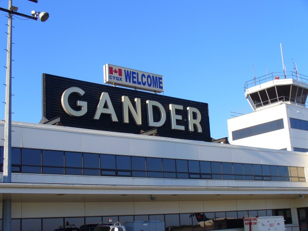gander airport yellow ribbon