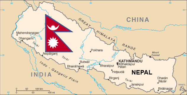 NepalMapFlag