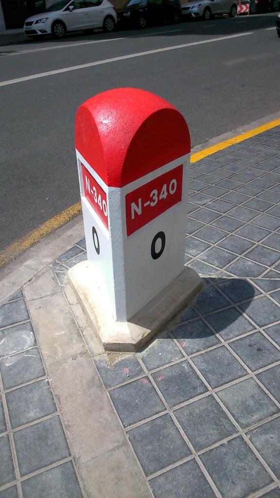 N340 Mojón Valencia Km 0