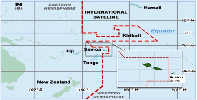 samoa map