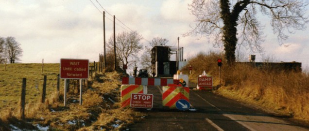 irish border post